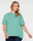 Women’s Hi-Lo Crewneck Short Sleeve Tee for Chic, Casual & Elegant Everyday Wear
